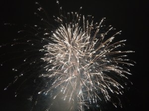 San Sebastian fireworks during the festival season!