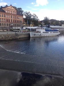 The river that runs through the city.