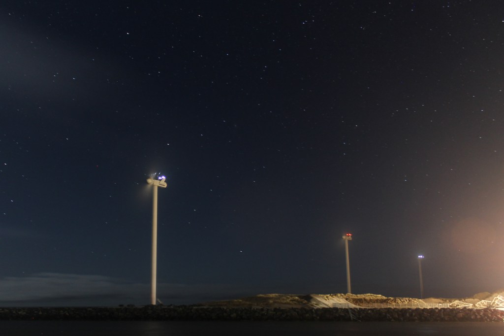 Beach Windmills in Hvide Sande.