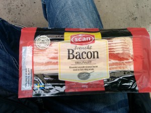 Yes, this is Swedish bacon, your new staple diet.