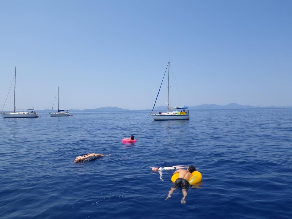 Lazy day floating around somewhere in Greece #yachtlife