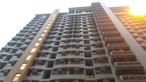 One of two 20 story accommodation towers