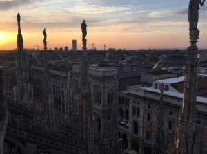 View of Milan from the Duomo