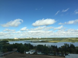 The view from our dorm