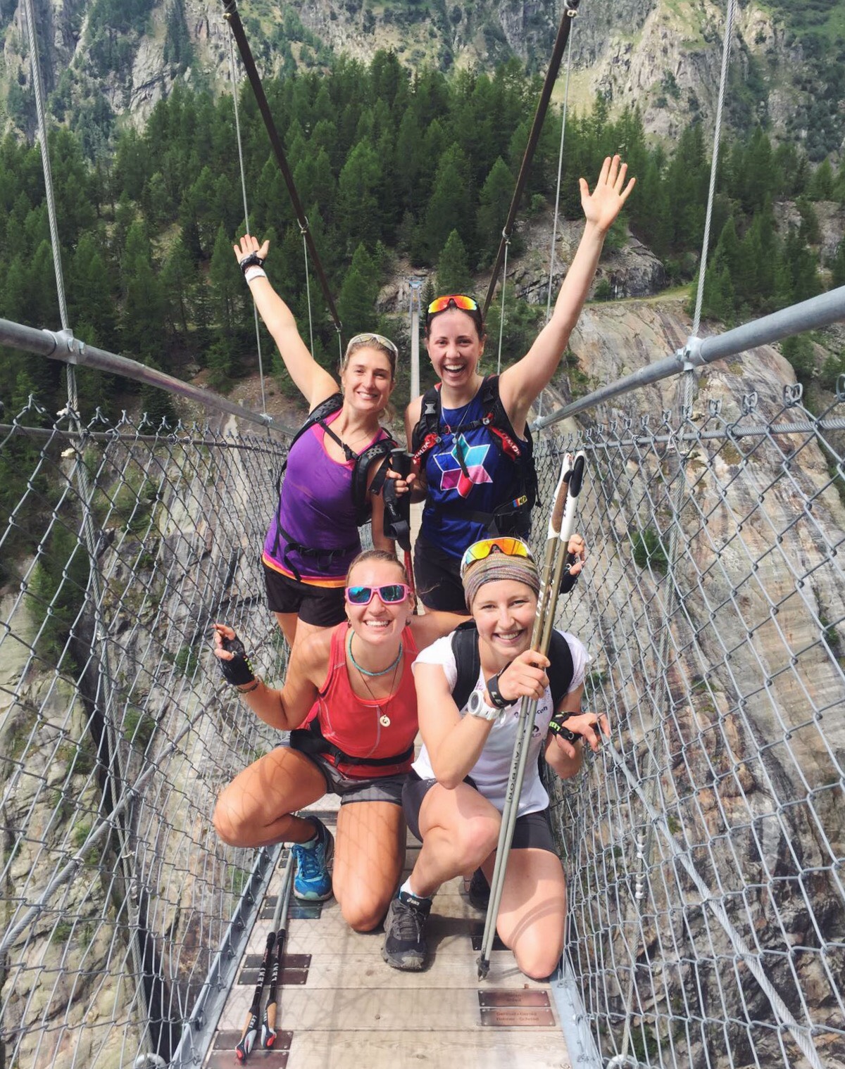 alpine tour with my Swiss biathlete friends in Wallis, Switzerland